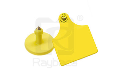 TPU Material RFID Livestock Tags For Cattle Waterproof Shock Resistant ISO9001